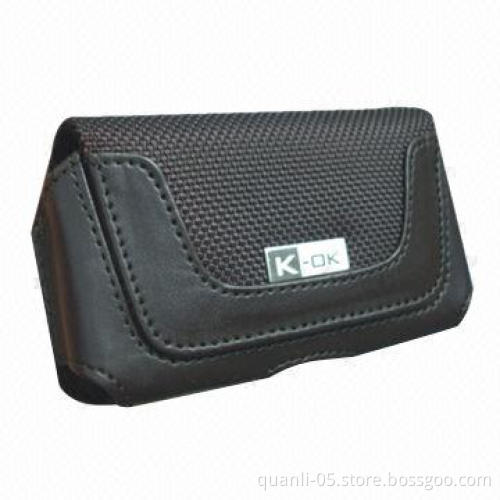 Leather/PU Mobile Phone Case with Magnetic Button
